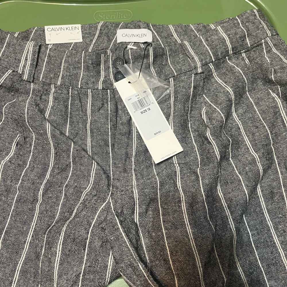 Calvin Klein Gray Striped shorts